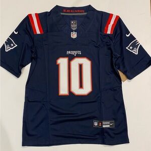Drake Maye Partriots Navy Jersey size M